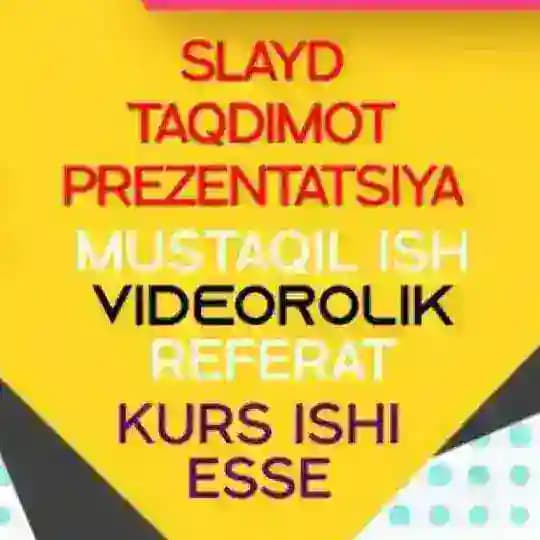 Slayd Mustaqil ish Kurs ishi Profile