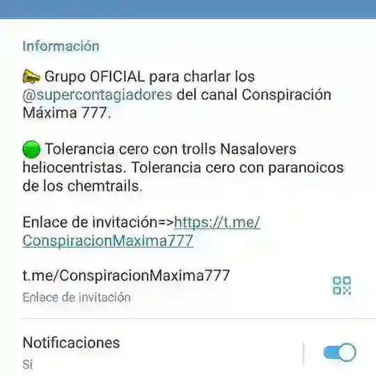 CHAT Conspiración Máxima, @supercontagiadores GRUPO. Profile