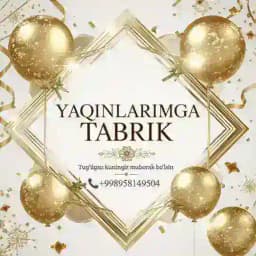 YAQINLARIMGA TABRIK DIL IZHORLARIM❤️ Profile