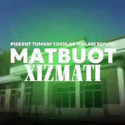 "Yoshlar ishlari" Piskent tumani bo‘limi Profile