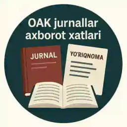 OAK jurnallar axborot xatlari Profile