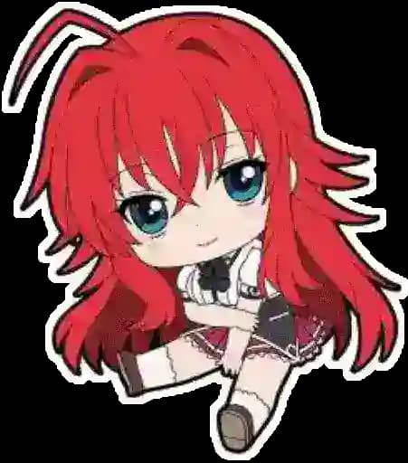 Highschool DxD Chibi Sticker Profile
