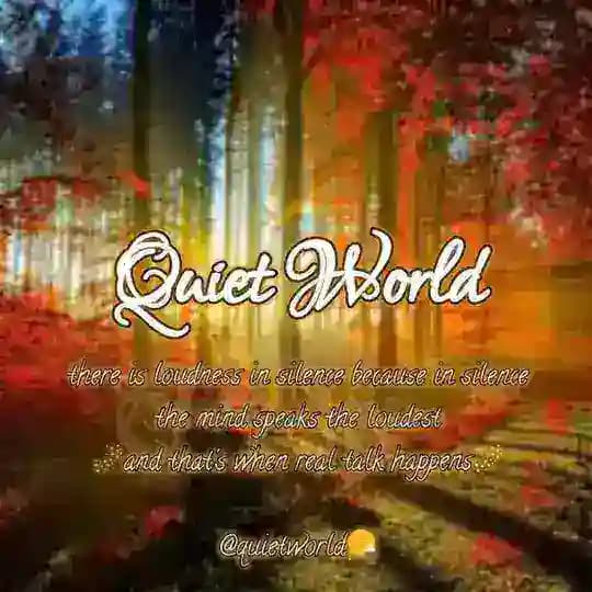 Quiet World 🍁 Profile
