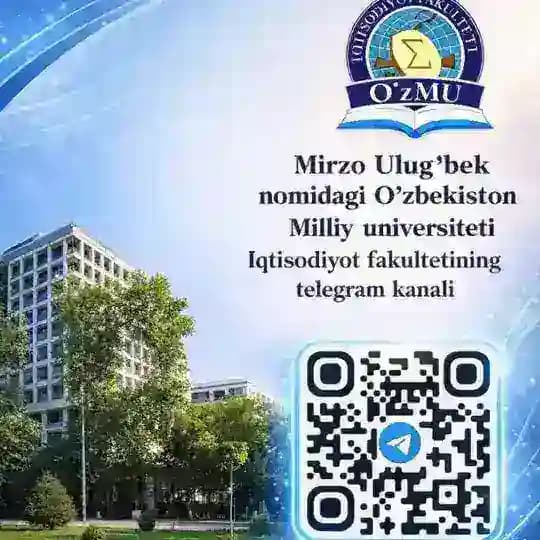 Iqtisodiyot fakulteti|O’zMU🇺🇿