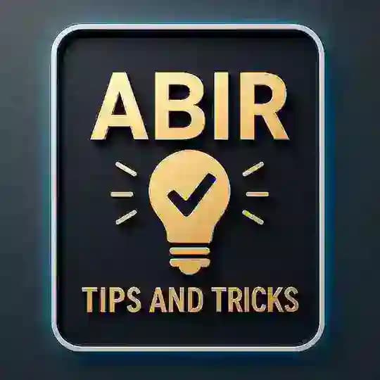 ABIR TIPS AND TRICKS😍