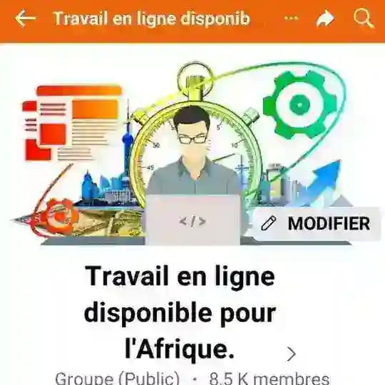 TRAVAIL EN LIGNE DISPONIBLE H24 DEPUIS L'AFRIQUE Profile