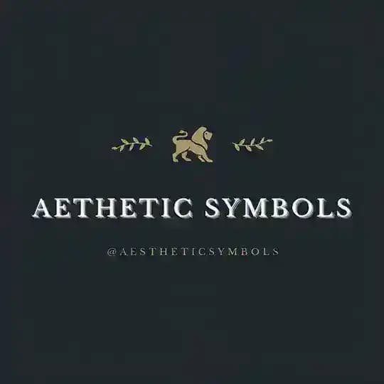 AESTHETIC SYMBOLS & STUFF