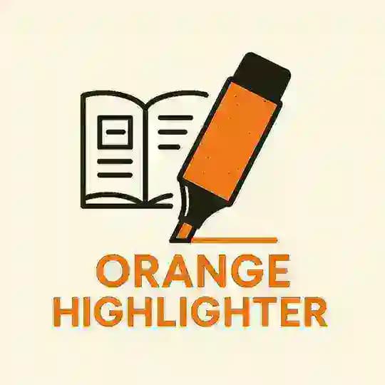 Orange Highlighter