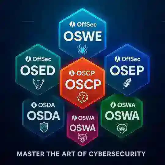 OSCP | OSEP | OSWE | OSED | OSWA | CPTS | CRTP | CRTE | CRTO | eJPT | eCPPT | eWPT | eWPTX | CEH | CISSP | PNPT | GPEN | CISA |