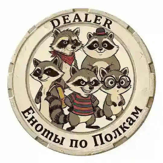Еноты по полкам