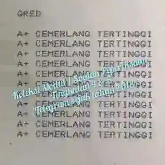 Soalan Percubaan SPM ✍