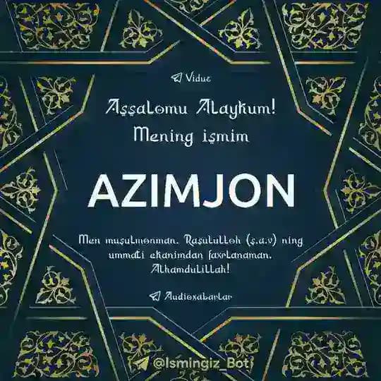 Ismlar yozish Profile